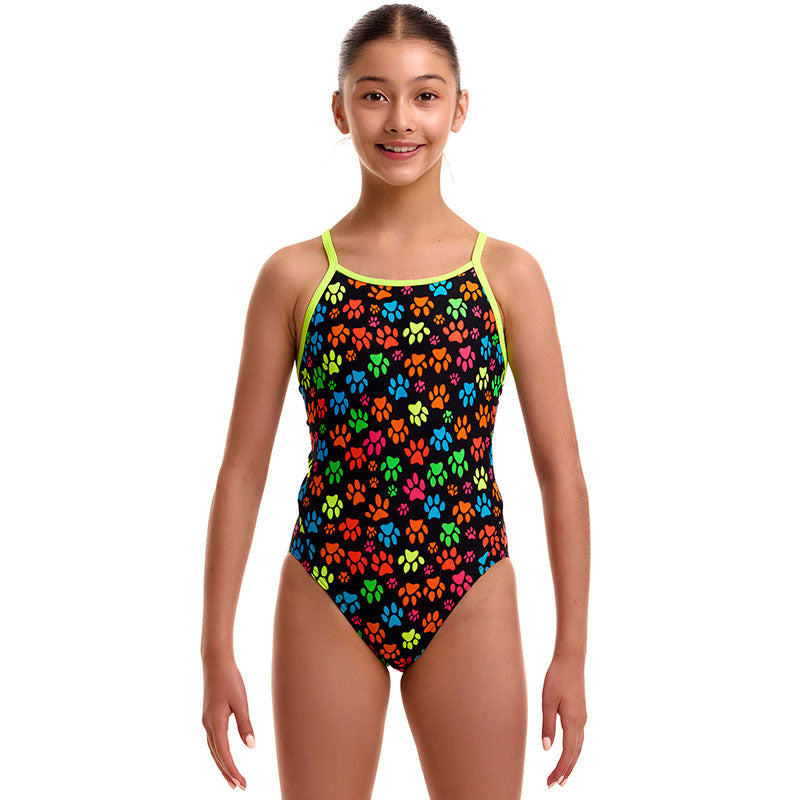 Funkita - Pawsome - Girls Eco Diamond Back One Piece