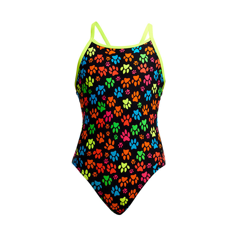 Funkita - Pawsome - Girls Eco Diamond Back One Piece