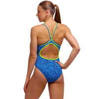 Funkita - Pebble Beach - Ladies Eco Diamond Back One Piece