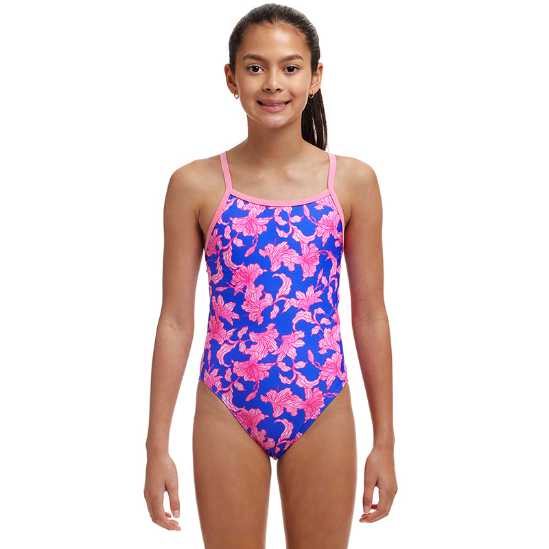Funkita - Perfect Petal - Girls Eco Single Strap One Piece