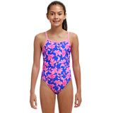 Funkita - Perfect Petal - Girls Eco Single Strap One Piece