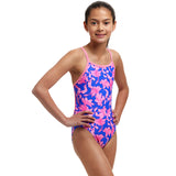Funkita - Perfect Petal - Girls Eco Single Strap One Piece