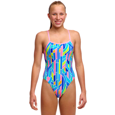 Funkita - Pillared - Girls Eco Single Strap One Piece