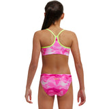 Funkita - Pink Caps - Girls Eco Sports Brief