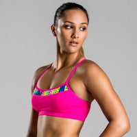Funkita - Pink Feline Fever - Ladies Crop Top