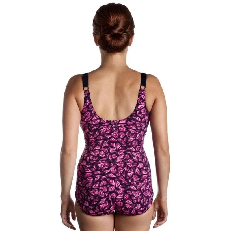Funkita - Pink Flutterby - Ladies Scoop Neck One Piece