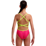 Funkita - Pink Proton - Girls Eco Strapped In One Piece