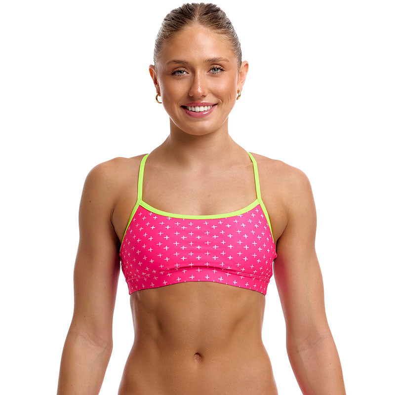 Funkita - Pink Proton - Ladies Eco Swim Crop Top