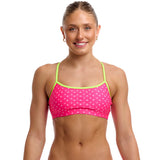 Funkita - Pink Proton - Ladies Eco Swim Crop Top