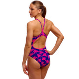 Funkita - Pinky Palms - Ladies Diamond Secure One Piece