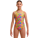 Funkita - Pinky Piney - Girls Eco Single Strap One Piece
