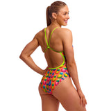 Funkita - Pinky Piney - Ladies Eco Single Strap One Piece