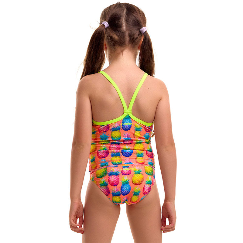 Funkita - Pinky Piney - Toddler Girls Eco Swim Steady Tankini & Brief