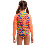 Funkita - Pinky Piney - Toddler Girls Zippy Rash Vest