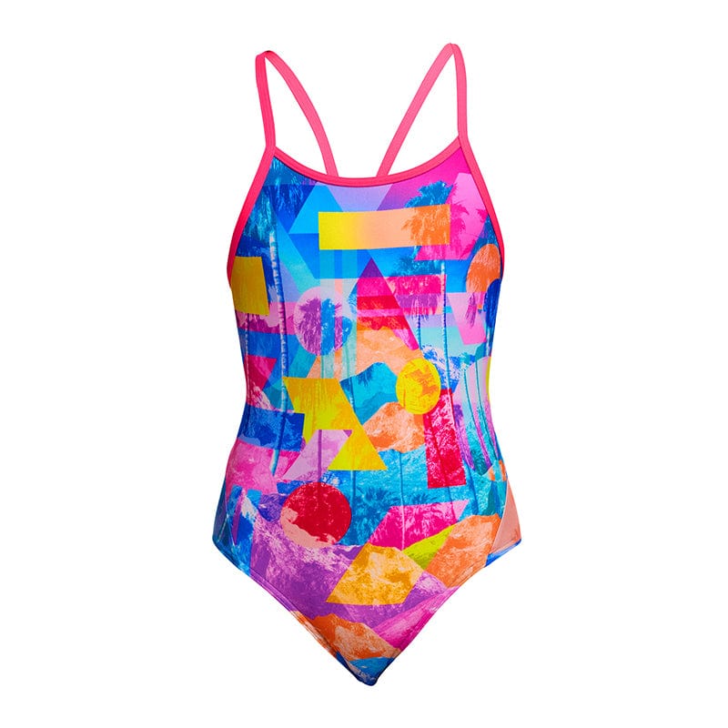 Funkita - Pixel Paradise - Girls Eco Diamond Back One Piece