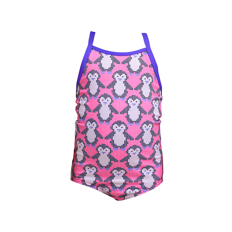 Funkita - Pixi Pengi - Toddler Girls Eco Printed One Piece