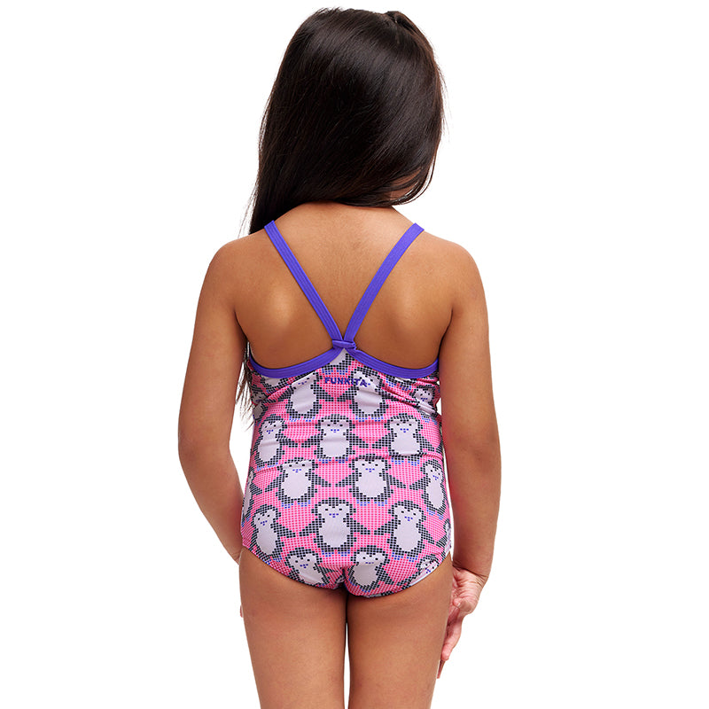 Funkita - Pixi Pengi - Toddler Girls Eco Printed One Piece