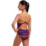 Funkita - Plastic Fantastic - Girls Eco Diamond Back One Piece
