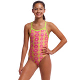 Funkita - Poison Pink - Girls Eco Single Strap One Piece