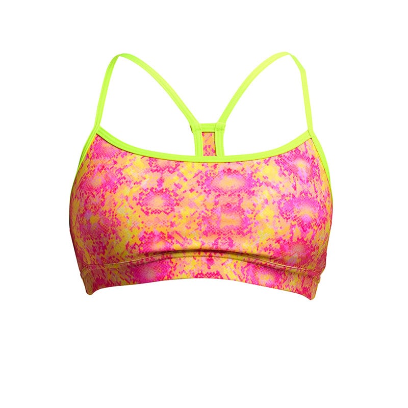 Funkita - Poison Pink - Ladies Eco Swim Crop Top
