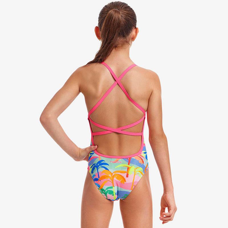 Funkita - Poka Palm - Girls Eco Strapped In One Piece