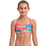 Funkita - Poka Palm - Girls Eco Swim Crop Top