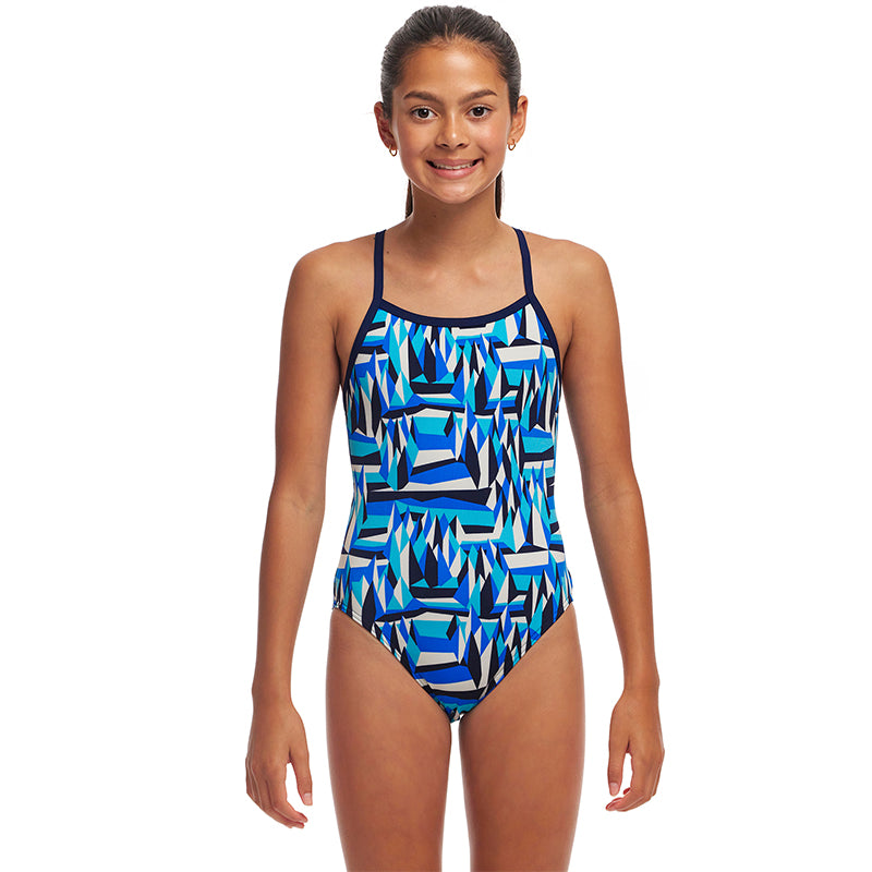 Funkita - Polar Caps - Girls Eco Single Strap One Piece