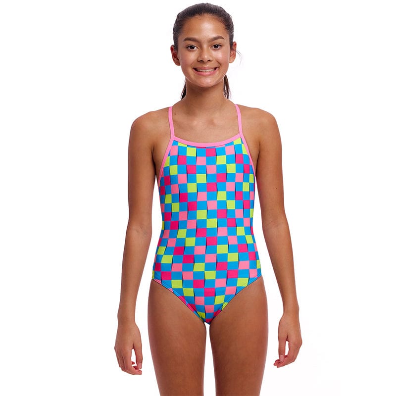 Funkita - Post It - Girls Eco Tie Me Tight One Piece