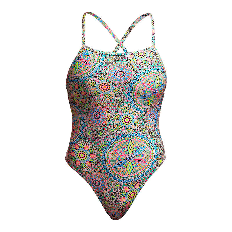Funkita - Pretti Penny - Ladies Eco Tie Me Tight One Piece