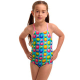 Funkita - Punchy Bunch - Toddler Girls Eco Printed One Piece