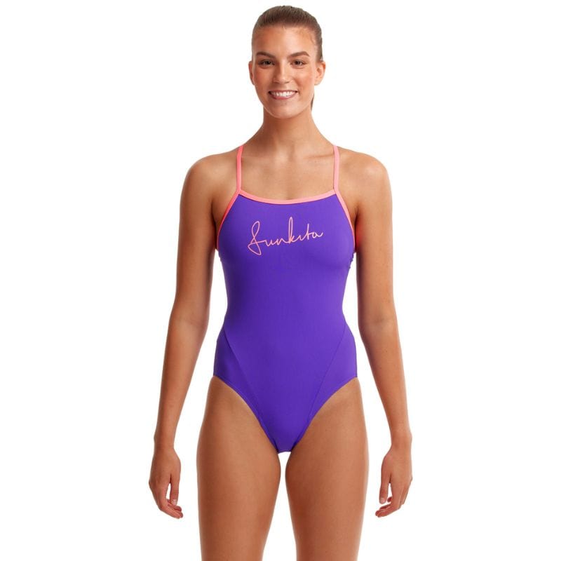 Funkita - Purple Punch - Ladies Eco Single Strap One Piece