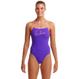 Funkita - Purple Punch - Ladies Eco Single Strap One Piece