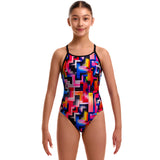 Funkita - Putty Rules - Girls Eco Diamond Back One Piece