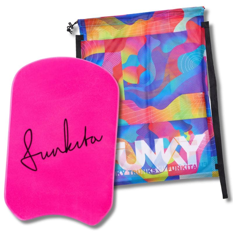 Funkita - Radar Rage Mesh Bag & Still Pink Kickboard