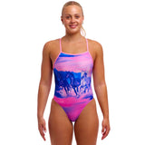 Funkita - Ride Time - Ladies Eco Tie Me Tight One Piece