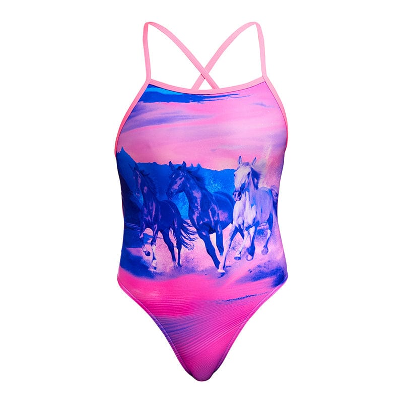 Funkita - Ride Time - Ladies Eco Tie Me Tight One Piece
