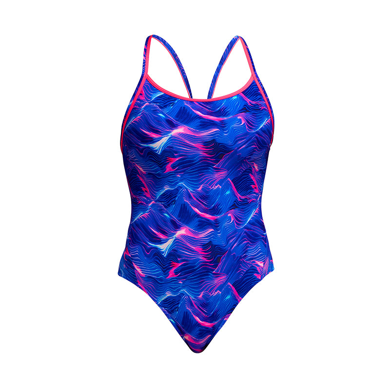 Funkita - Rising Tide - Ladies Eco Diamond Back One Piece