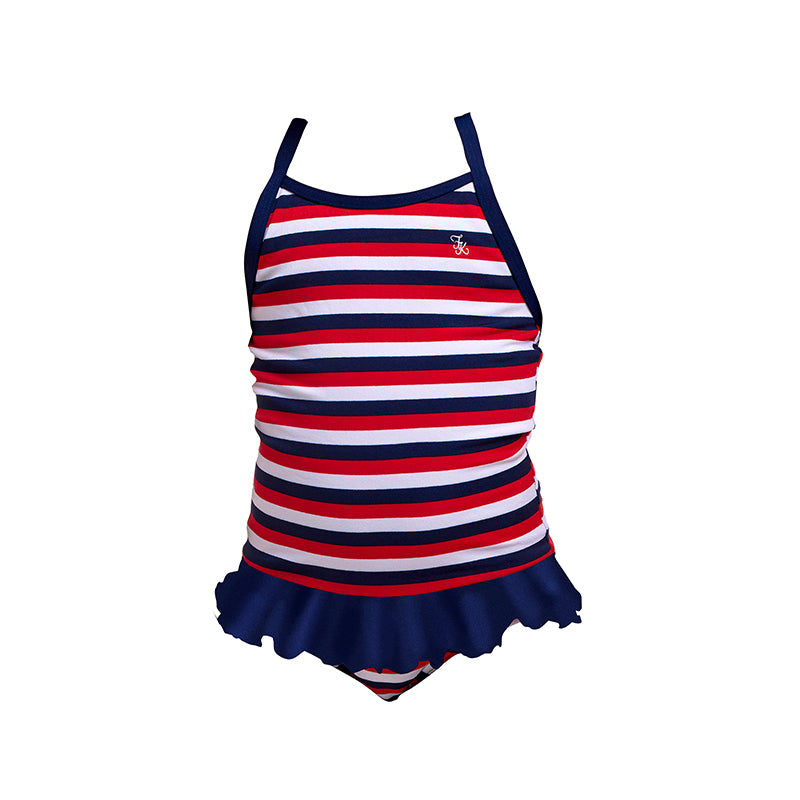 Funkita - Riviera - Toddler Girls Eco Belted Frill One Piece