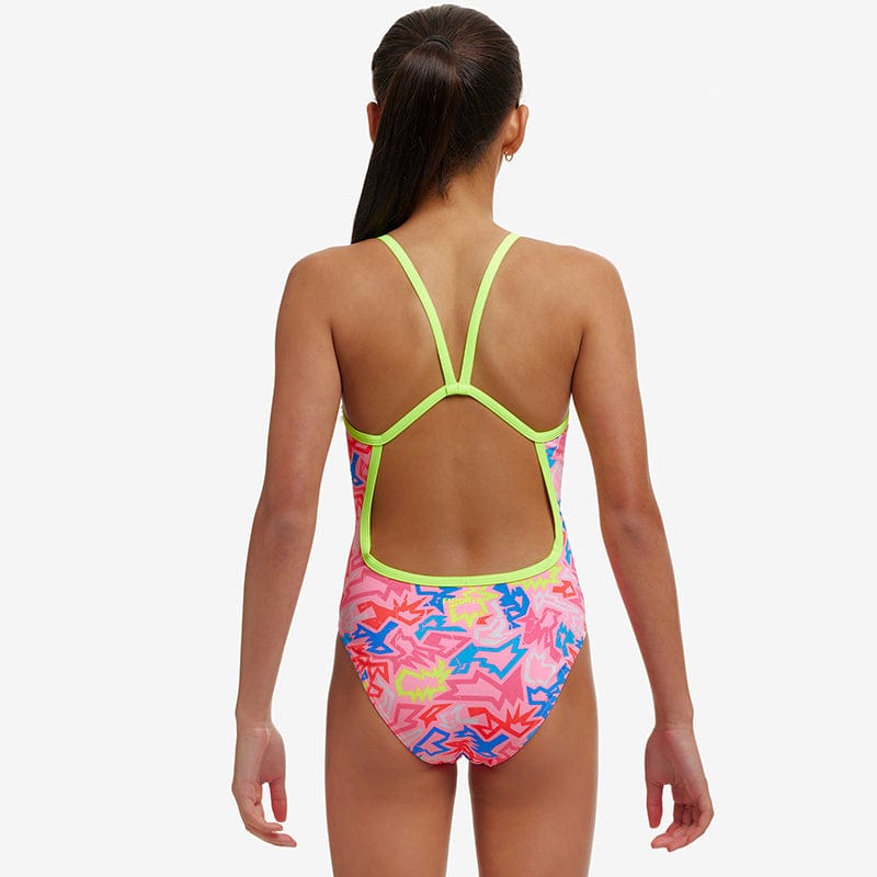 Funkita - Rock Star - Girls Eco Single Strap One Piece