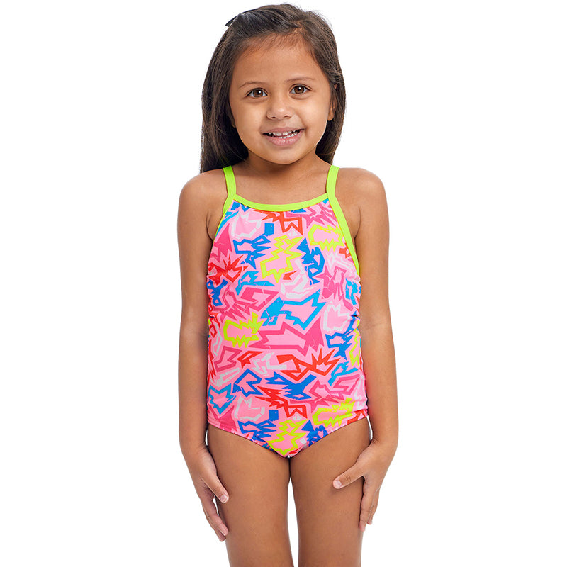 Funkita - Rock Star - Toddler Girls Eco Printed One Piece