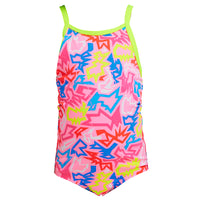 Funkita - Rock Star - Toddler Girls Eco Printed One Piece