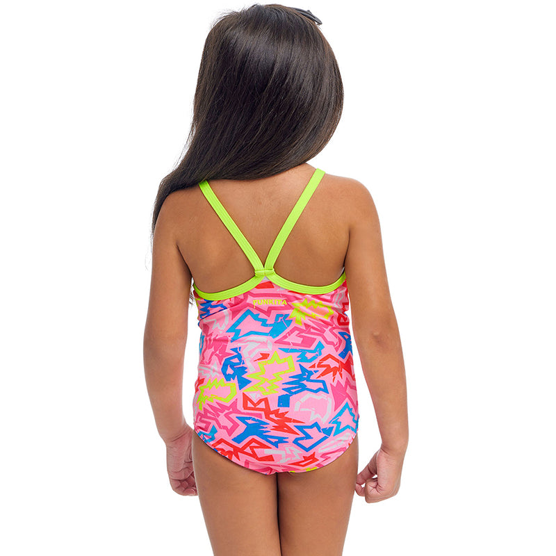 Funkita - Rock Star - Toddler Girls Eco Printed One Piece