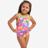 Funkita - Rock Star - Toddler Girls Eco Printed One Piece