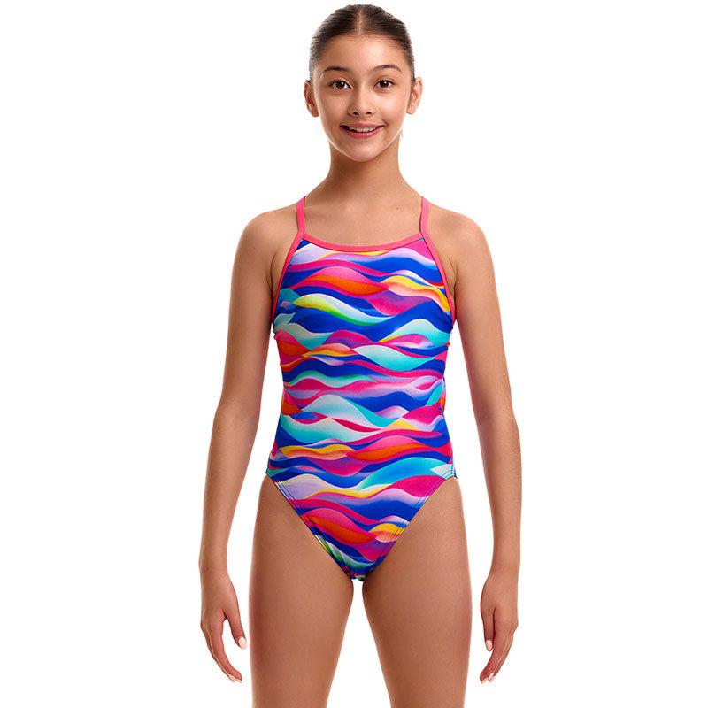 Funkita - Royal Wave - Girls Eco Single Strap One Piece
