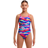 Funkita - Royal Wave - Girls Eco Single Strap One Piece