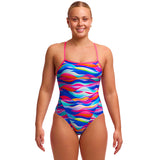 Funkita - Royal Wave - Ladies Eco Single Strap One Piece