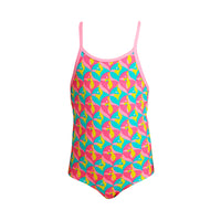 Funkita - Run Fox Run - Toddler Girls Eco Printed One Piece