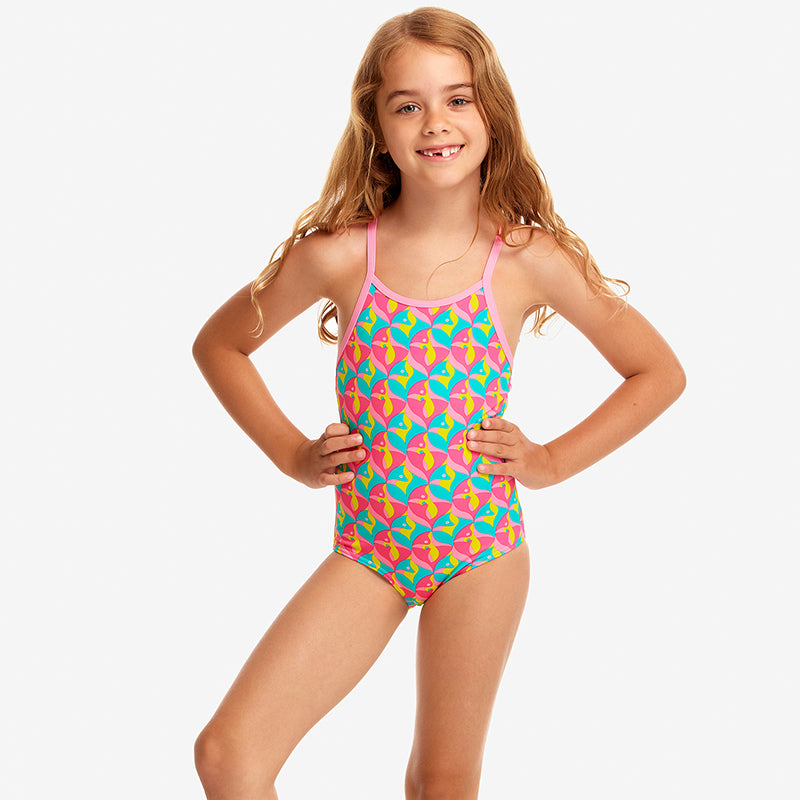 Funkita - Run Fox Run - Toddler Girls Eco Printed One Piece