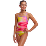 Funkita - Sailor Delight - Girls Eco Tie Me Tight One Piece