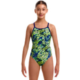 Funkita - Scaled Back - Girls Eco Diamond Back One Piece